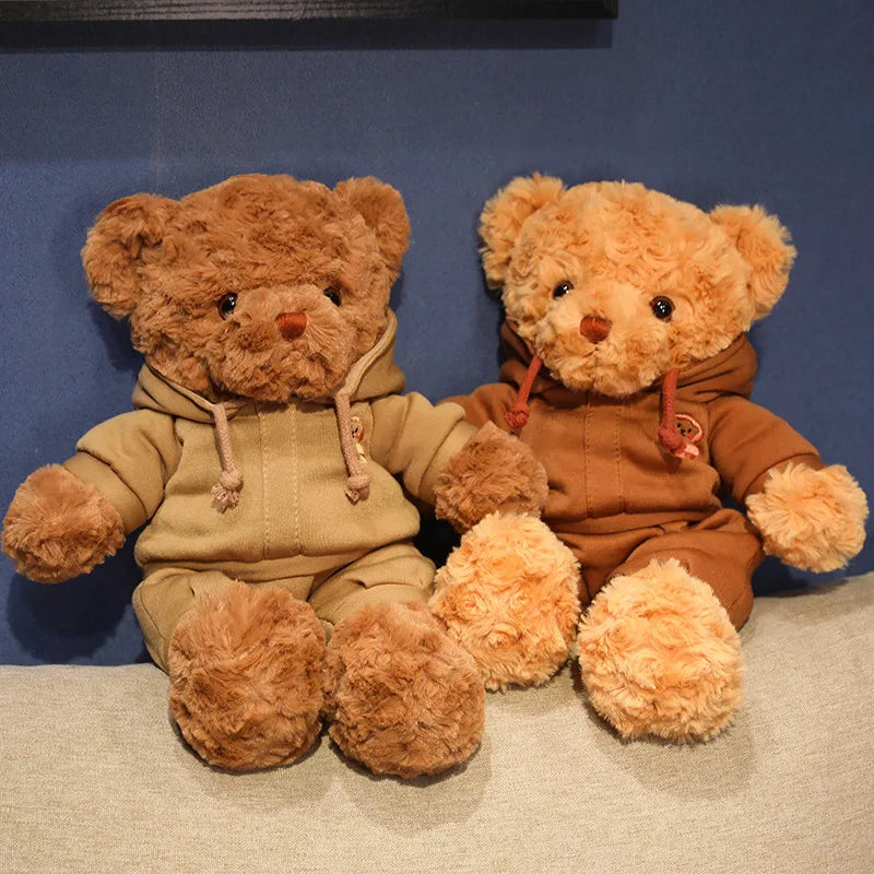 Cute Cartoon Motion Bear Plush Toy 38/50cm Stuffed Animal Doll High Quality Birthday Gift Party Favor for Kids