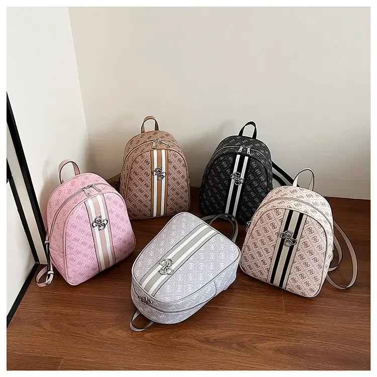 Elegant Leather Vintage Diaper Bag: Luxury Crossbody Handbag For Women With Designer Letter Logo And Large Tote Capacity