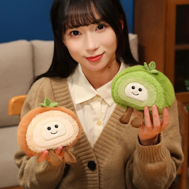 New Kawaii Smile Swiss Roll Plush Toys Soft Stuffed Cartoon Dessert Doll Delicate Mini Desktop Decor Lovely Gift To Girlfriend