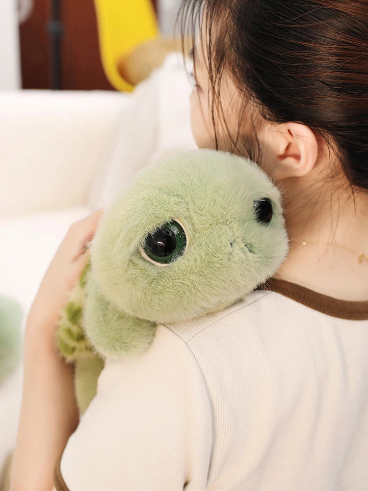 Realistic Tortoise Plush Toys Sea Turtle Cute Animal Doll Soft Stuffed Animal Baby Toy Gift Girls Birthday Gifts Room Decor