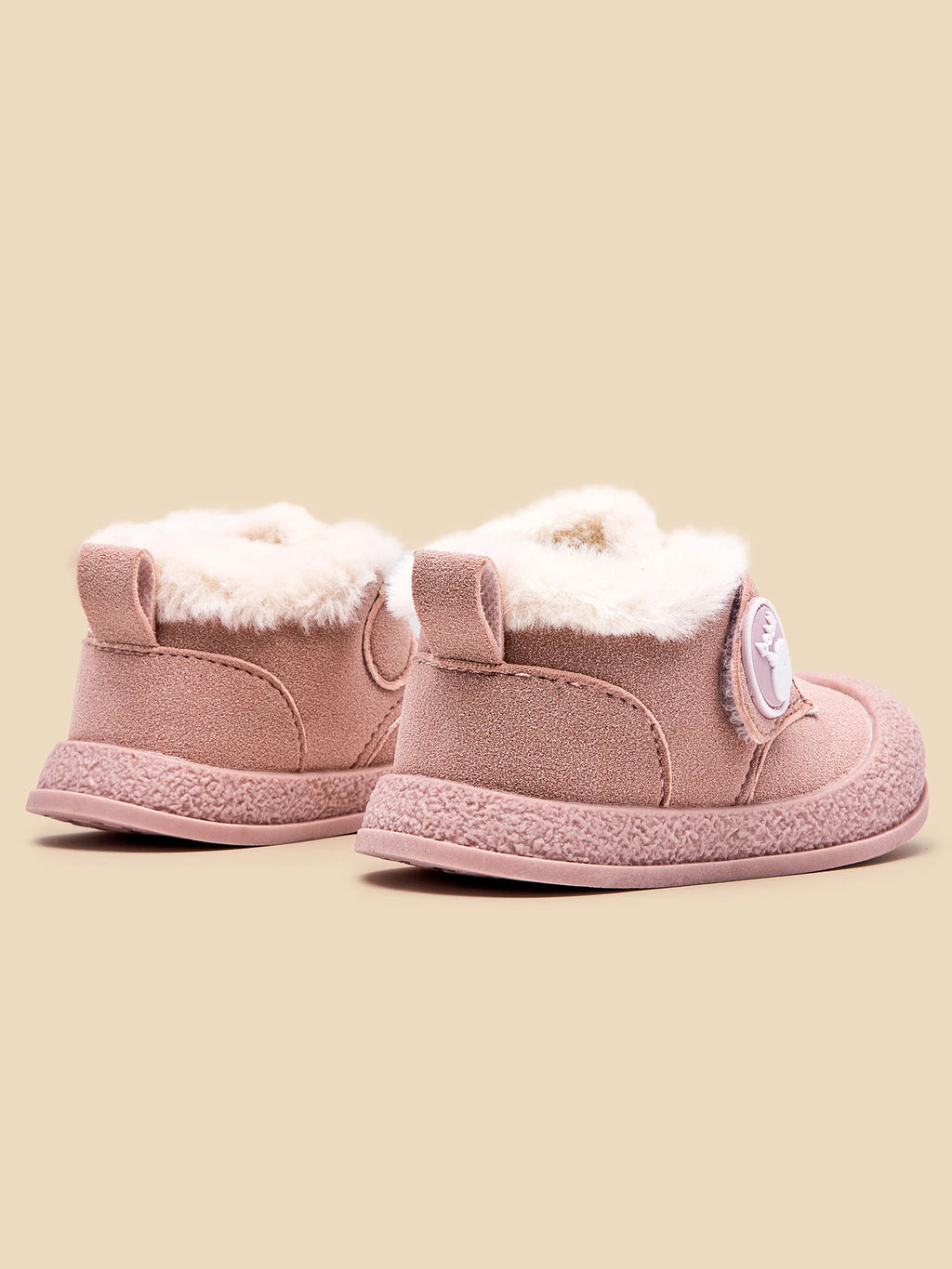 Hot Sale Winter Baby Boys And Girls First Walking Outdoor Toddler Cotton Shoes For 0-3Y High Quality Fleece-lined Design