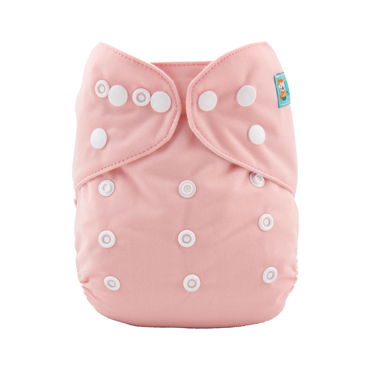 ALVABABY Pocket Diaper Shell One Size Reusable Cloth Diaper Nappy For Babies Solid Color