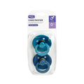 2pcs/pack Button-shape Baby Soothing Pacifier, Baby Pacifier Soother Dummy with Cherry-round Nipple