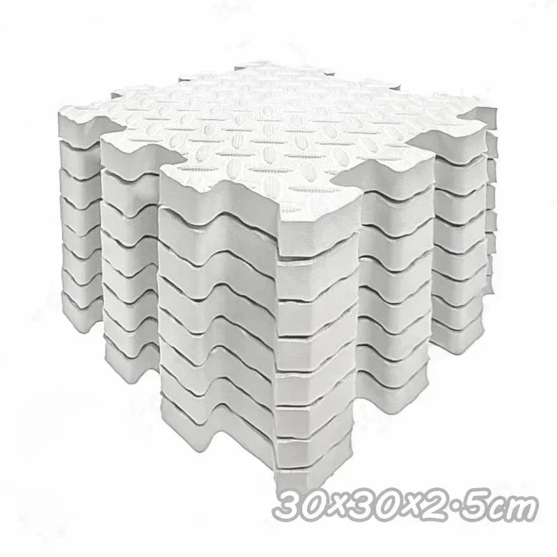 2.5cm Thick Baby Play Mat Tiles Interlocking EVA Foam Puzzle Floor Mats for Crawling Kids Room Safety Pad 2/6Pieces