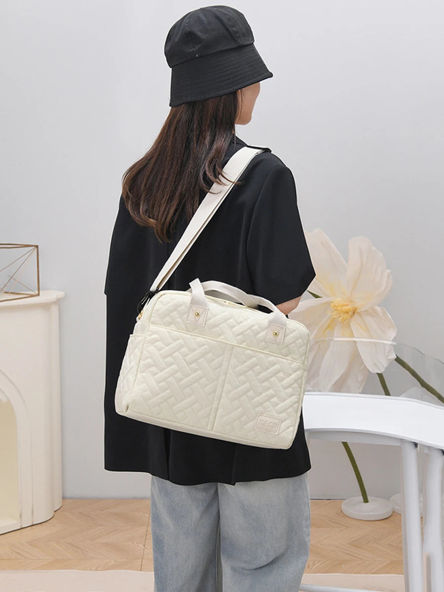 Portable Diaper Bag for Mom Crossbody Handbag Multifunction Baby Stuff Storage Bag, Stroller Hanging Maternity Bag