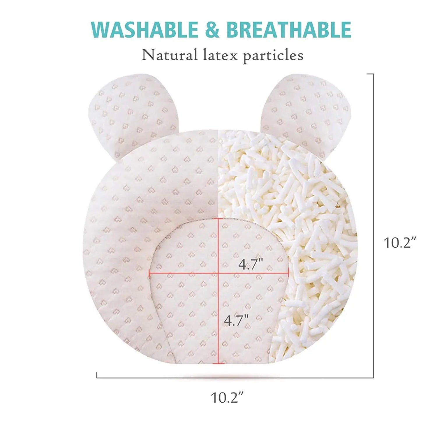 Baby Newborn Pillow Head Protector Sleeping Protection Cotton Pillows Infant Travel Cushion Baby Bedding For 0-12 Month