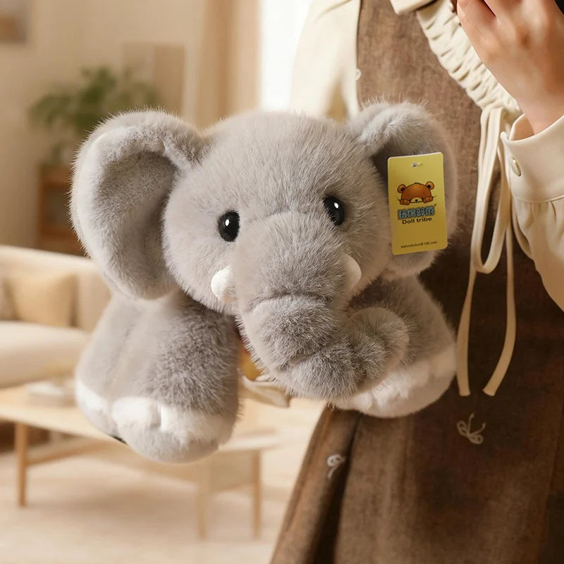Hot Stuffed Animals Elephant Plush Doll Back Cushion Sofa Decorative Stuffed Elephant Toy 30/45cm Throw Pillow Elephant Doll