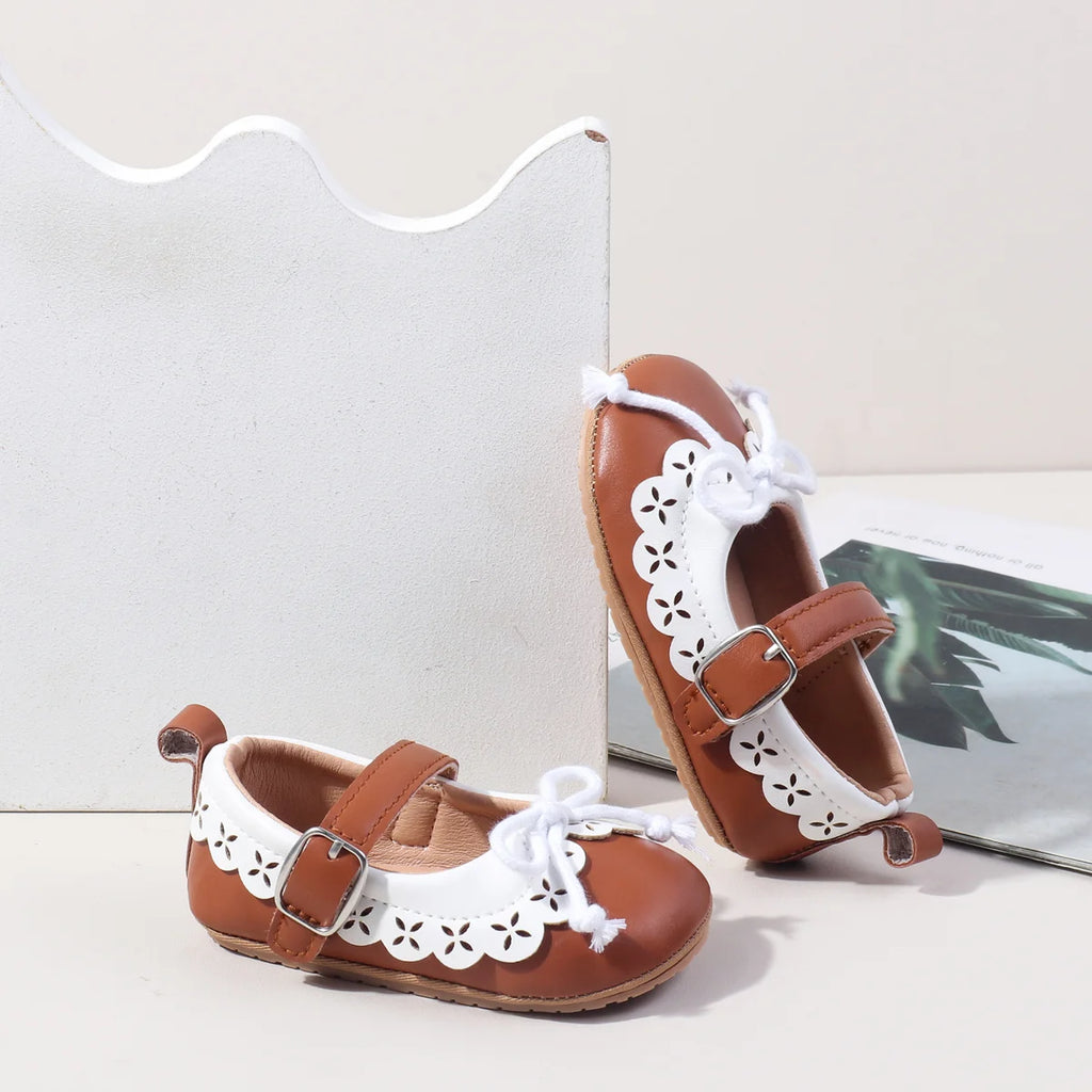 Hot Selling Spring And Autumn Baby Girls First Walking Toddler Shoes Cute Design For 0-18M Baby Girl Princess Shoes BBW7173