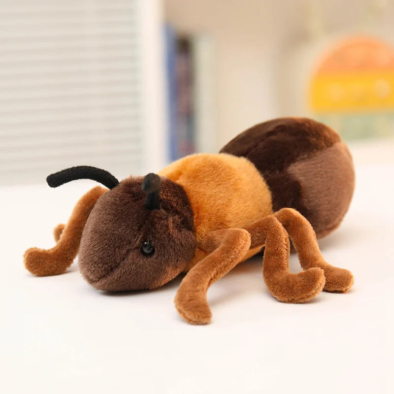 Hot 1pc 18cm Lovely Ant Plush Toys Simulation Plushie Doll Stuffed Soft Animal Toy Room Decoration Kids Birthday Gift