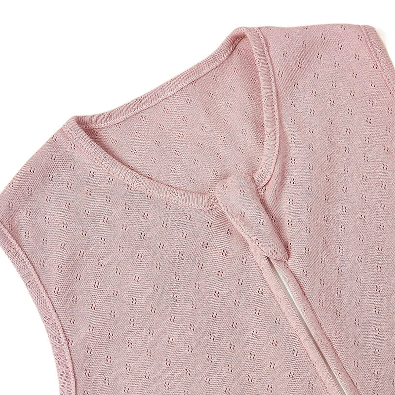 Newborn Sleeping Bag Cotton Baby Swaddle Wrap Adjustable Baby Sleep Sack Sleepping Bag Unisex Sleeveless