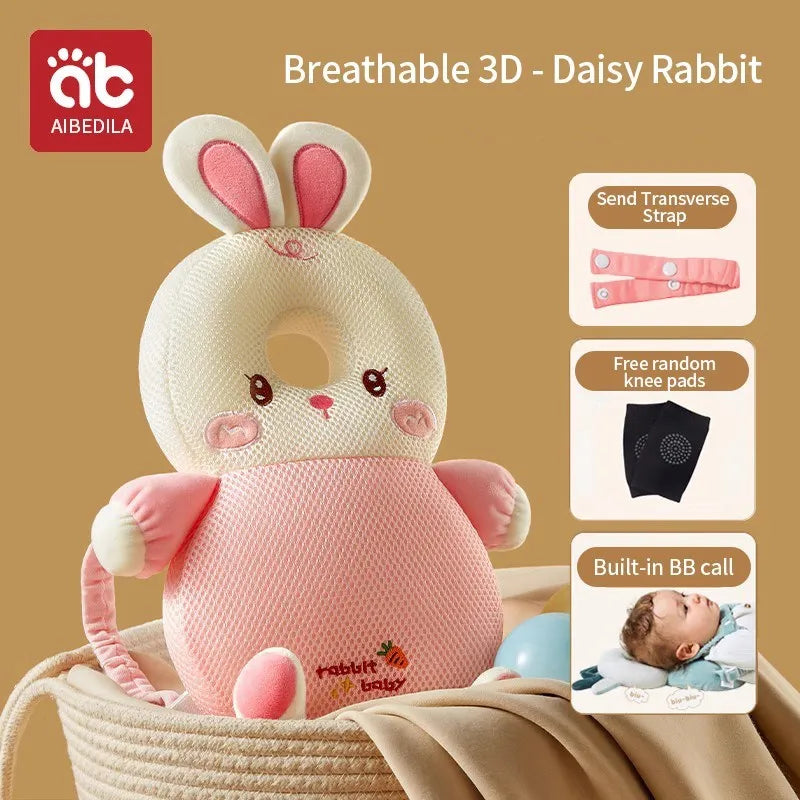 AIBEDILA Newborn Head Back Protector Pillow 33x19x6cm Learn To Walk Anti Fall Headgear