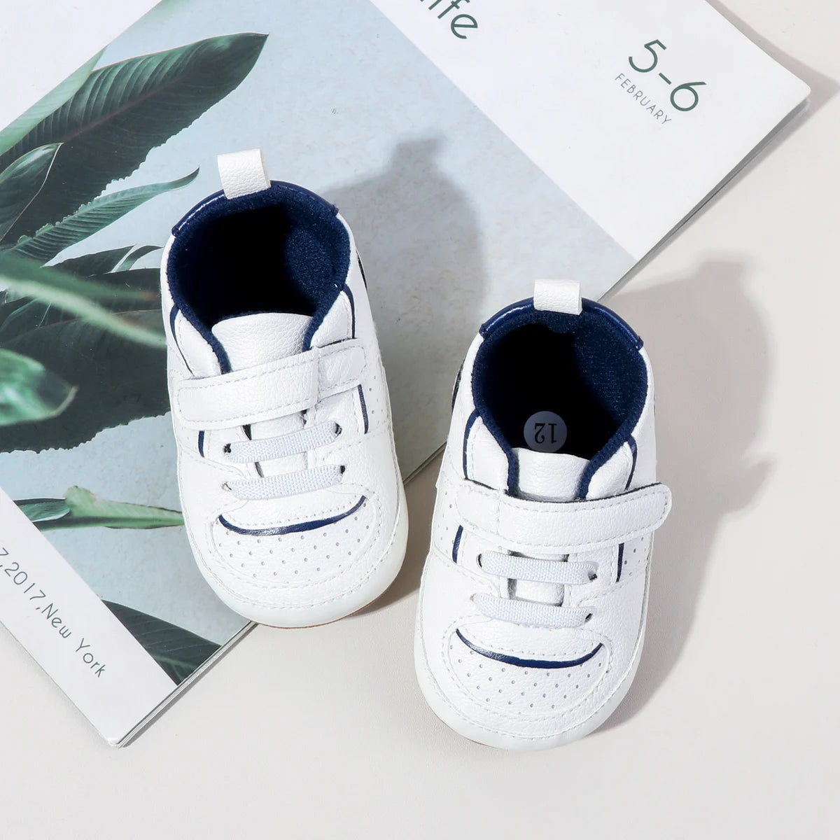 2025 New Style Baby Unisex First Walking Indoor Outdoor Toddler Shoes For 0-18Months With High Quality PU Leather And TPR Sole