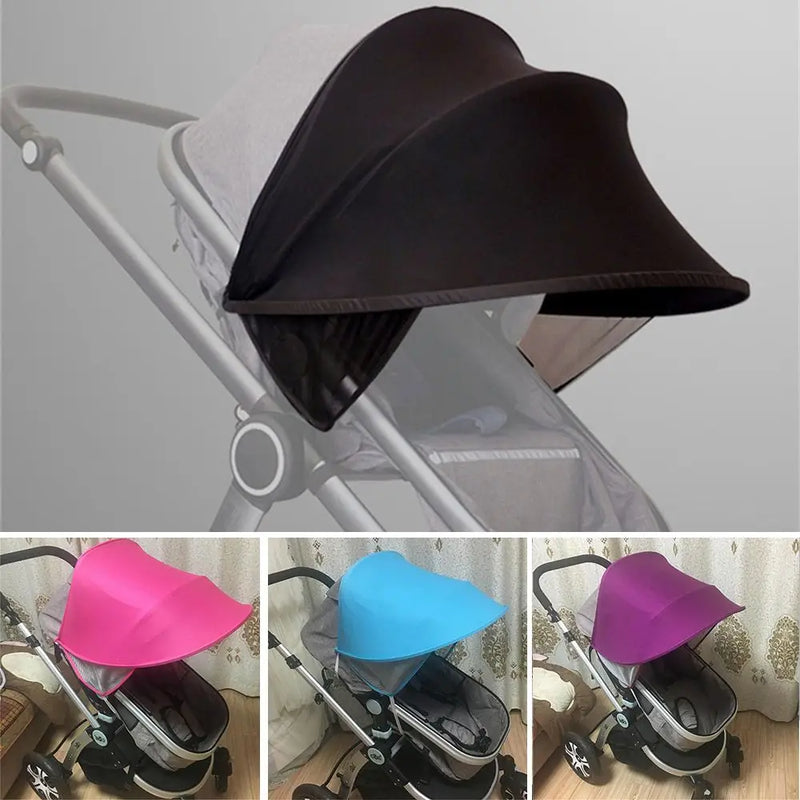 Weatherproof Pram Stroller Accessories Car Seat Sun Hood Carriage Sun Shade Baby Stroller Sun Visor Pushchair Cap
