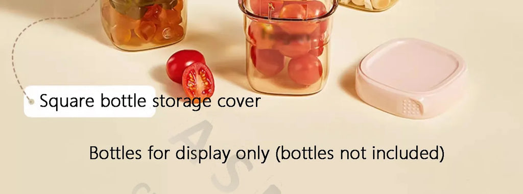 Suitable for hegen bottle accessories, storage box cover/cup cover/handle/dust cover+bottle collar/straw/square bottle universal