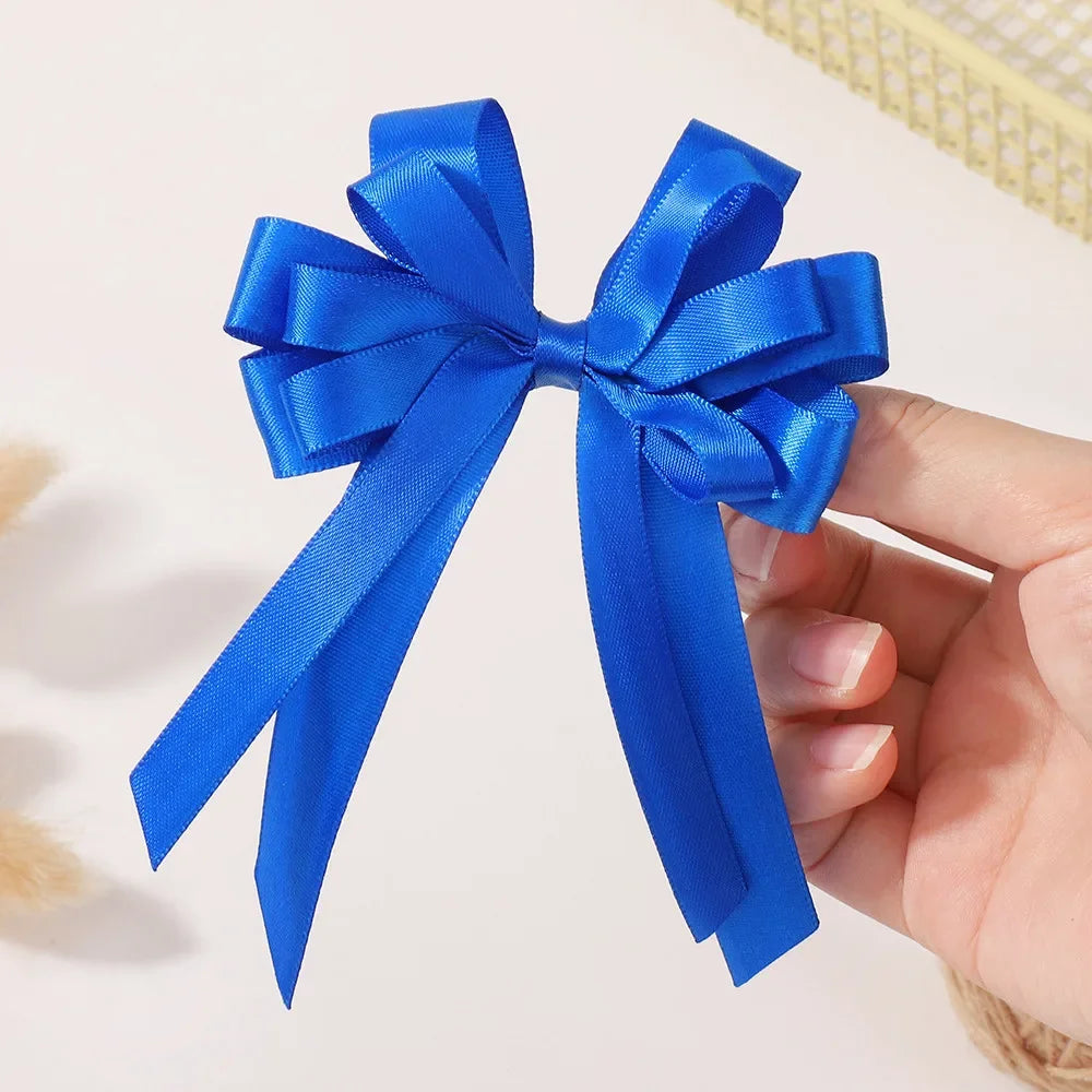 2 Cute Letter Bow Hair Clip Sets for Children Back To School Colorful Hair Clips for Children's Headwear