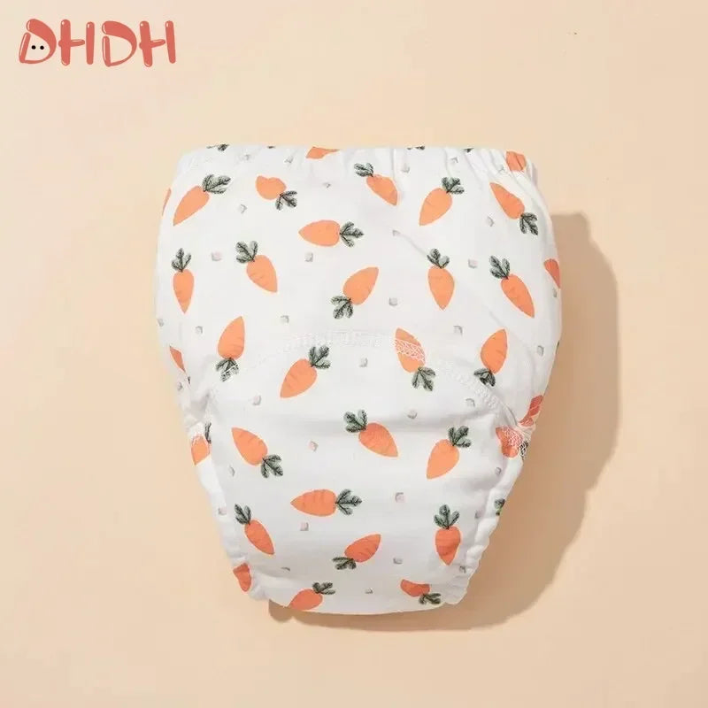 6 Layer Reusable Waterproof Cotton Baby Training Pants Infant Shorts Underwear Cloth Baby Diaper Nappies Panties Nappy Changing