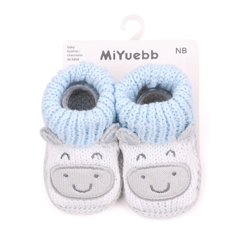 NewFashion Baby Socks Spring And Autumn Cartoon Animal Cotton Breathable Keeps Feet Warm Non Slip For Boys And Girls