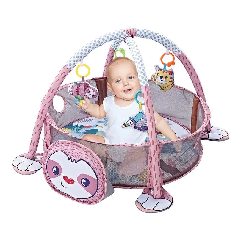 Baby Activity Fitness Frame Baby Crawling Mat Game Mat Multifunctional Early Education Fence Kids Activity Mat Gym Toys Gift