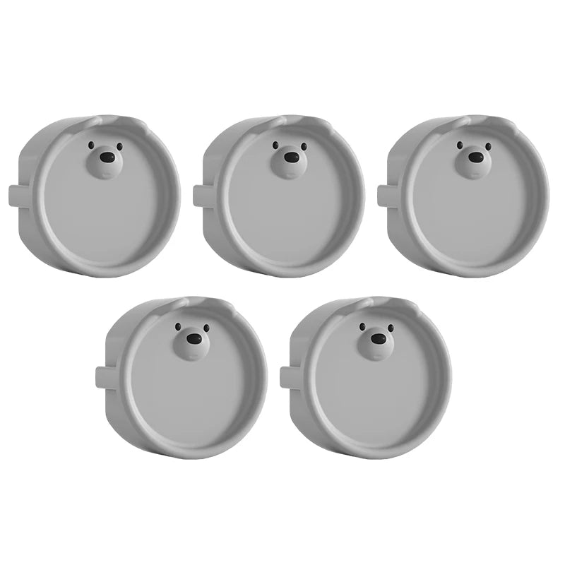 Baby Safety Socket Cover Pack for European Standard Sockets Primary Protection Against Electric Shock 5 Pack