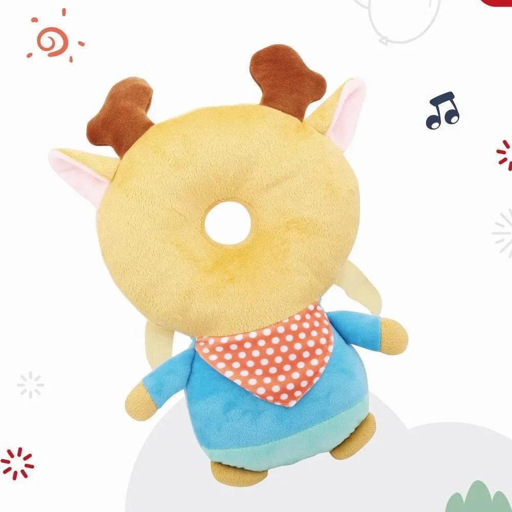 Head Protection Pad For Kids Walking Safety And Backpack Pillow Soft Crystal Velvet Cartoon Security Pillow Cp01