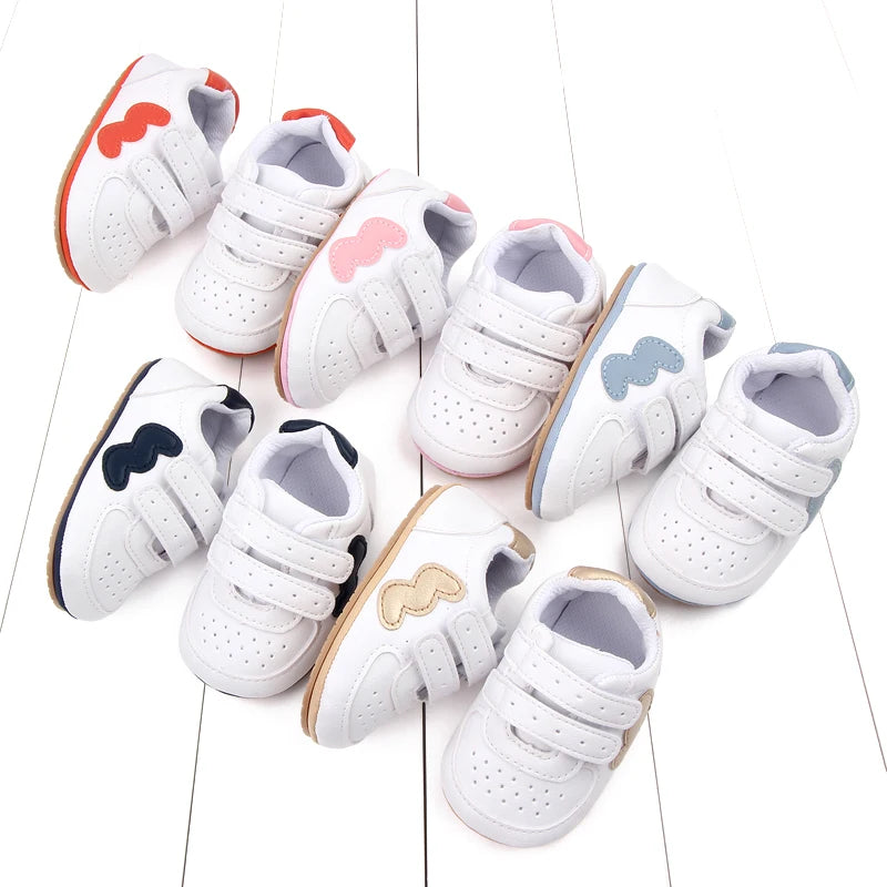 New Fashion Baby Shoes Spring and Autumn High Quality TPR Sole Anti-slip Water Proof Toddler Prewalking Outdoor Sneaker D2736