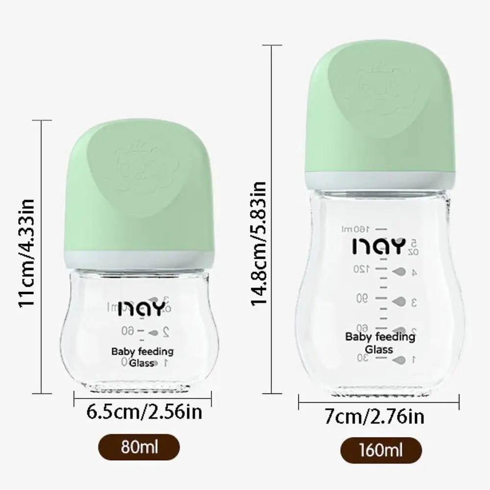 Glass Baby Feeding Bottle | Anti-Colic BPA-Free | Baby World SA