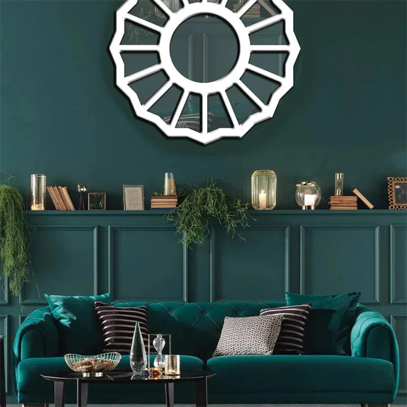 Divine Feminine 3D Mirror - Handmade Wood & Acrylic Wall Decor