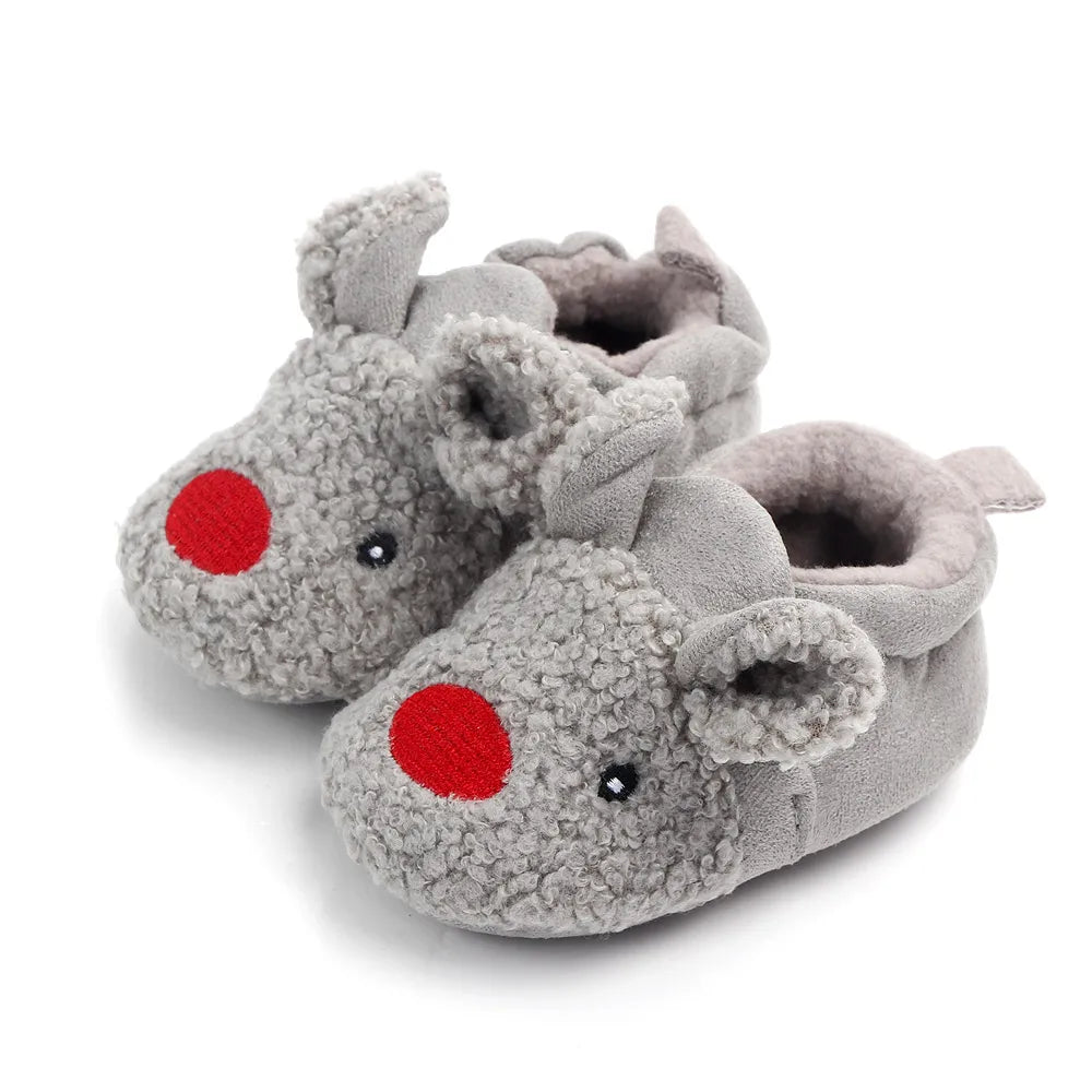 Baby Winter Shoes Cute Animal Ear Soft Cotton Warm and Comfortable for 0-18 Months Boys and Girls 2024 New Fashion  D2028 D2097