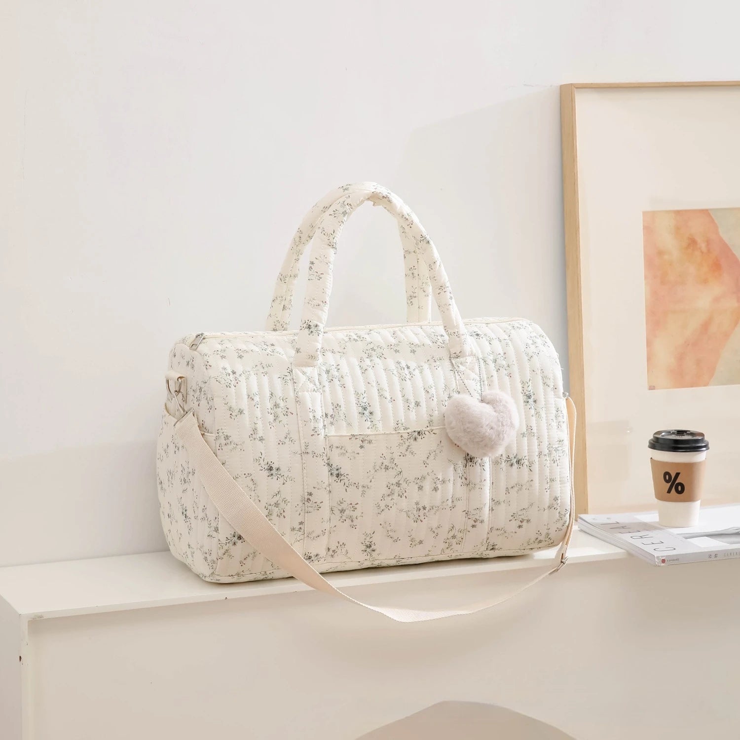 Embroidery Floral Mommy Bag Large Capacity Diaper Bag Maternity Travel Handbag Storage Boston Shoulder Bags Baby Items Organizer