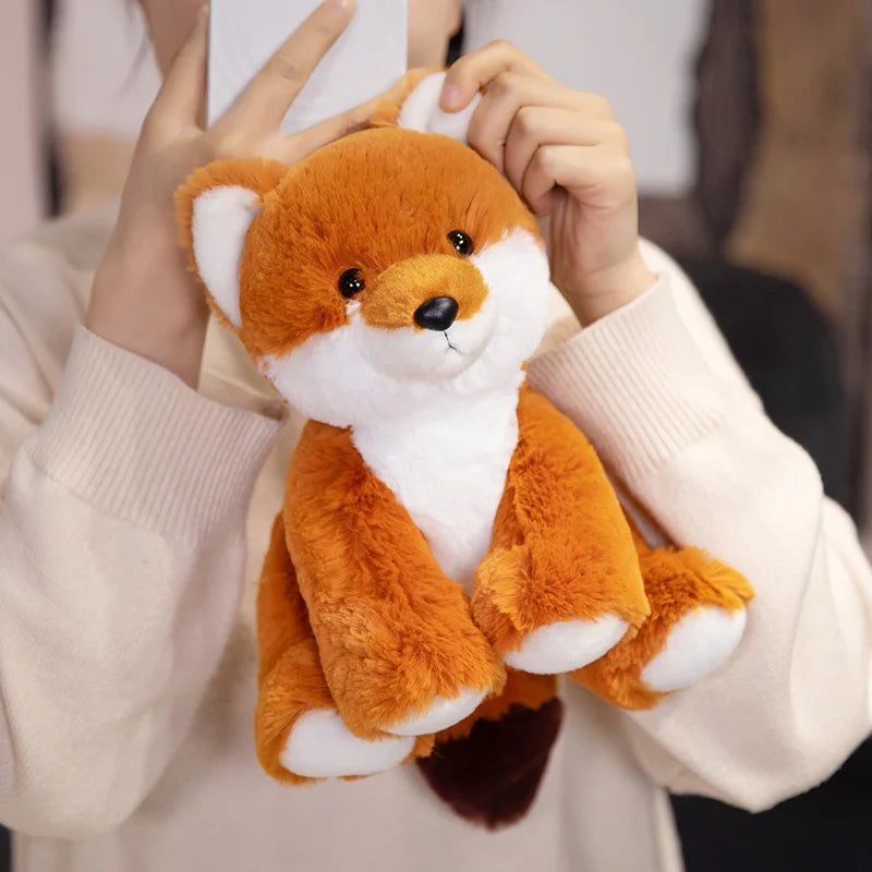 Nice 23cm Lifelike Stuffed Jungle Animal Dolls - Sitting Tiger Elephant Monkey Leopard Plush Simulation Forest Toys for Kids