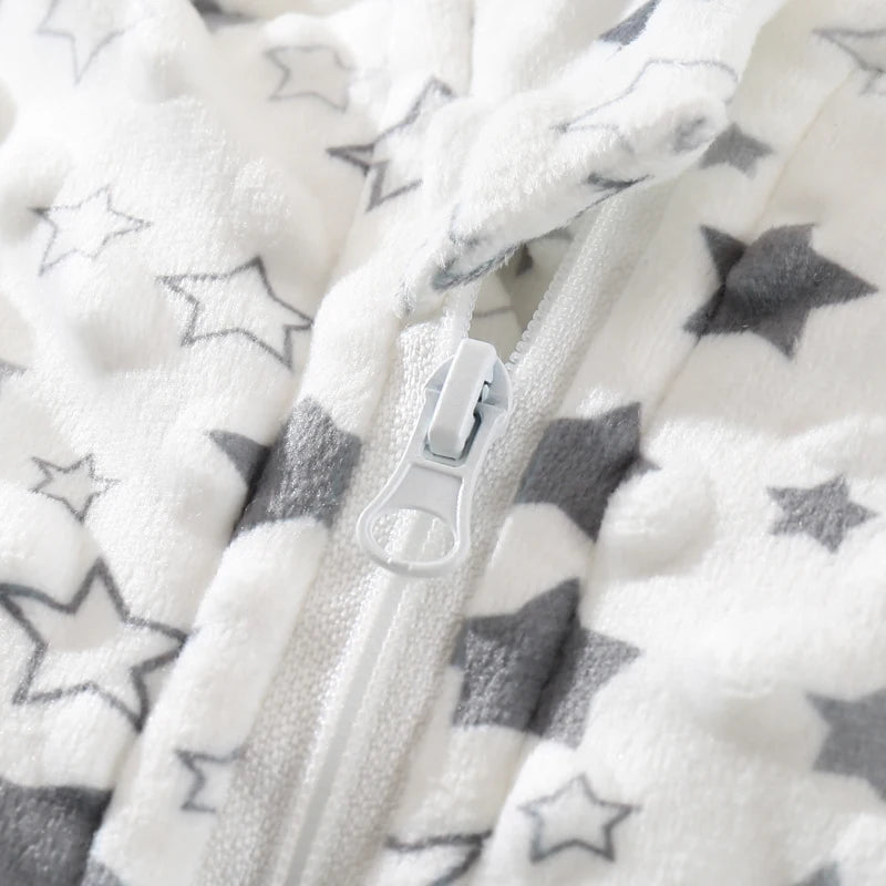 Baby Sleeping Bag 0-6m Soft and Comfortable Autumn and Winter Vest Newborn Cartoon Leg-Wrapped Sleeping Bag Baby Anti-Kick Quilt Sleeveless