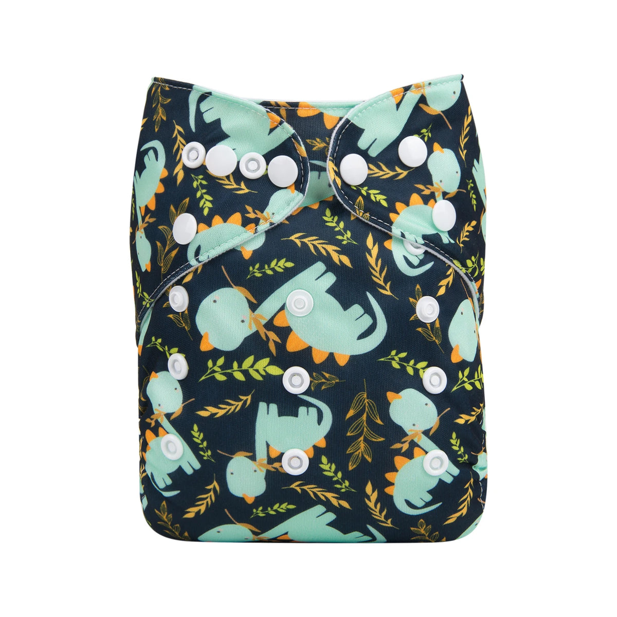 ALVABABY Modern Cloth Nappy One Size Pocket Diaper Shell With Snaps Adjustable Polyester For 3kg To 15kg