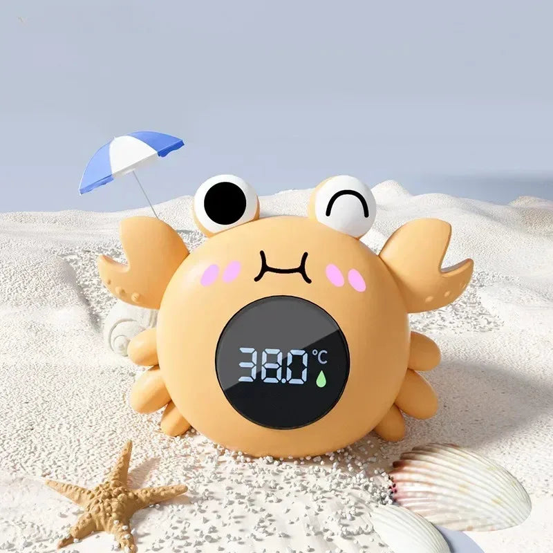 Floating Star Bath Thermometer, LED Display Water Temperature Monitor, Safe Bath Time Toy for Babies & Kids (Newborn Gift)