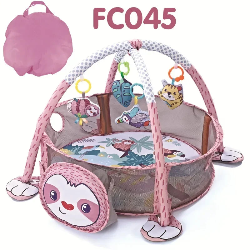 Multifunctional Baby Game Gym Play Mat Climbing Mat Fitness Rack Infant Educational Toys Rug Blanket Ball Pit Activity Pool Gift