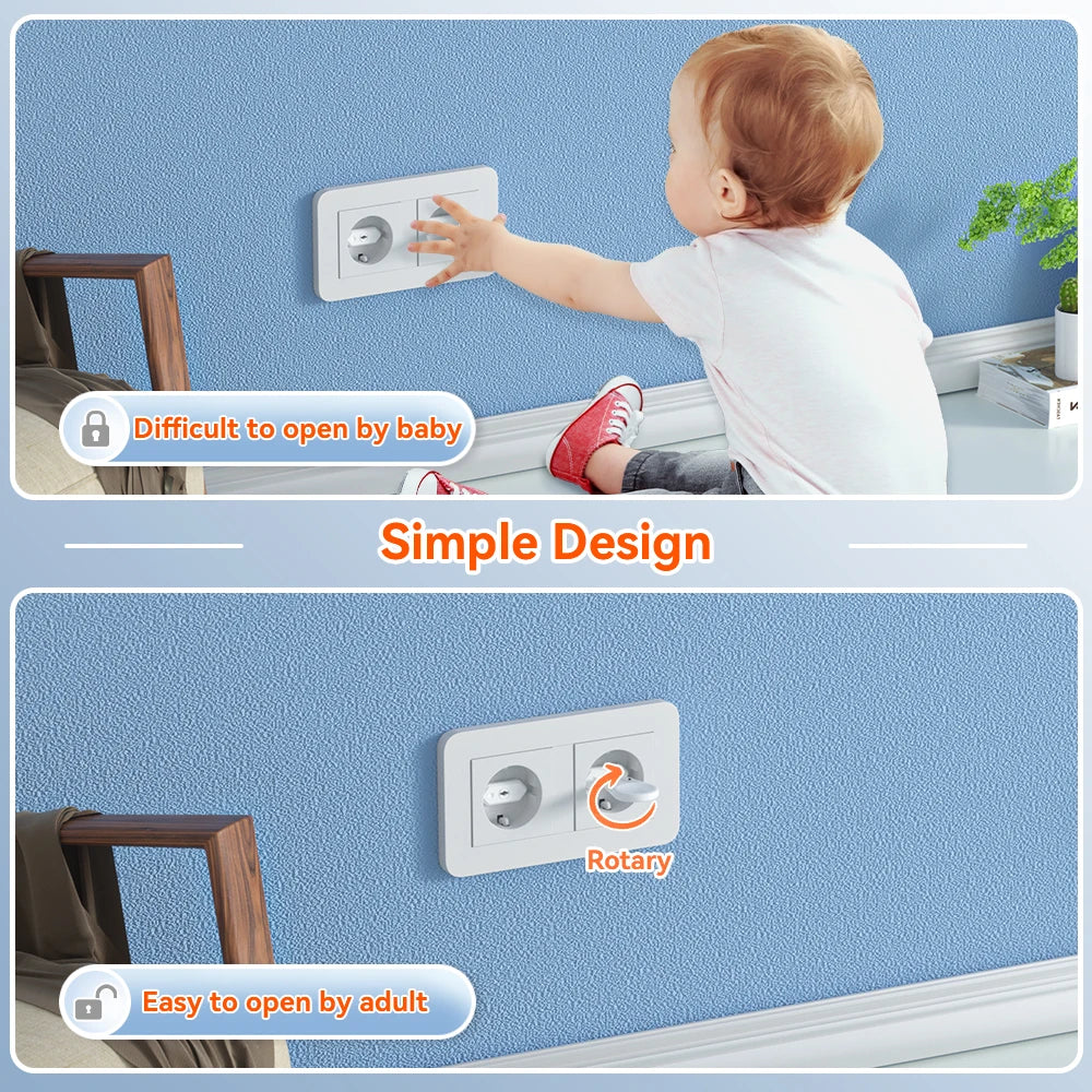 Chile/Brazil EU Universal Power Socket Outlet Plug Protective Covers Anti Electric Baby Safety Protector 20pcs