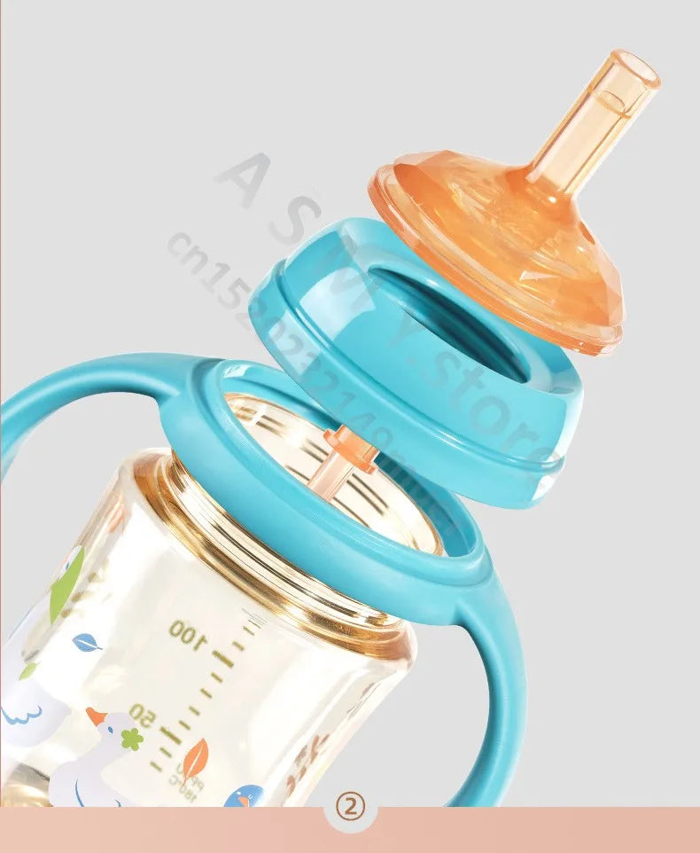 for Pigeon 3rd generation wide mouth bottle / bottle accessories / Pigeon handle / Pigeon cap screw teeth dust seal cap