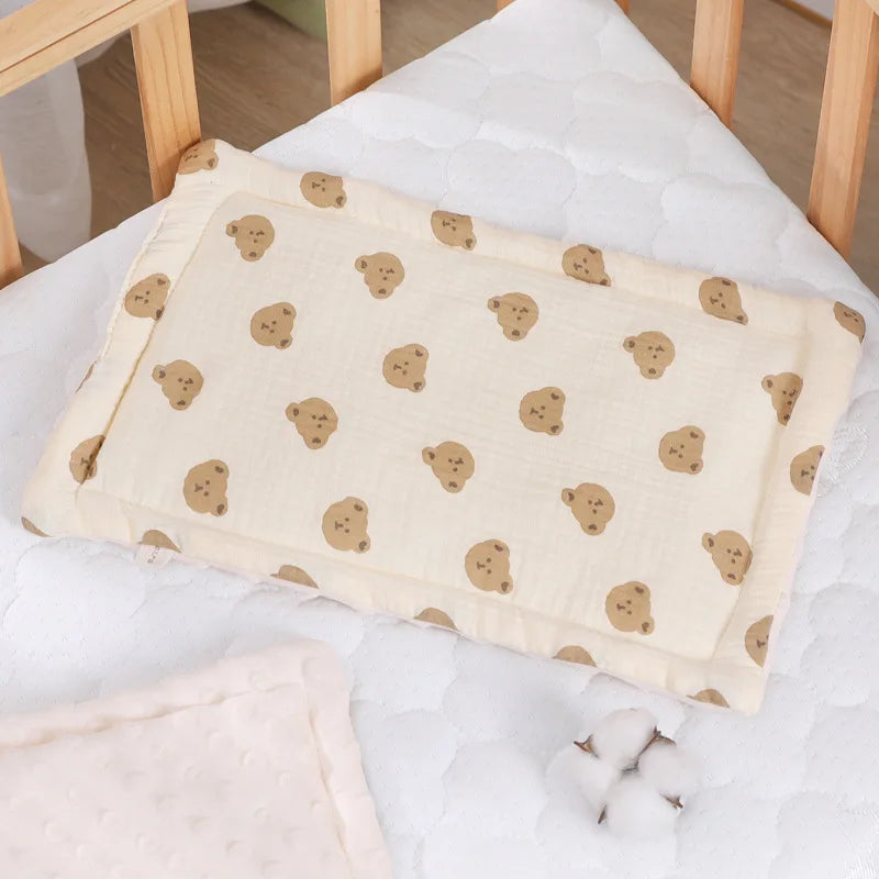 Napping for Newborn Sweat Absorption Breathable Cotton Baby Universal Pillow NPN001