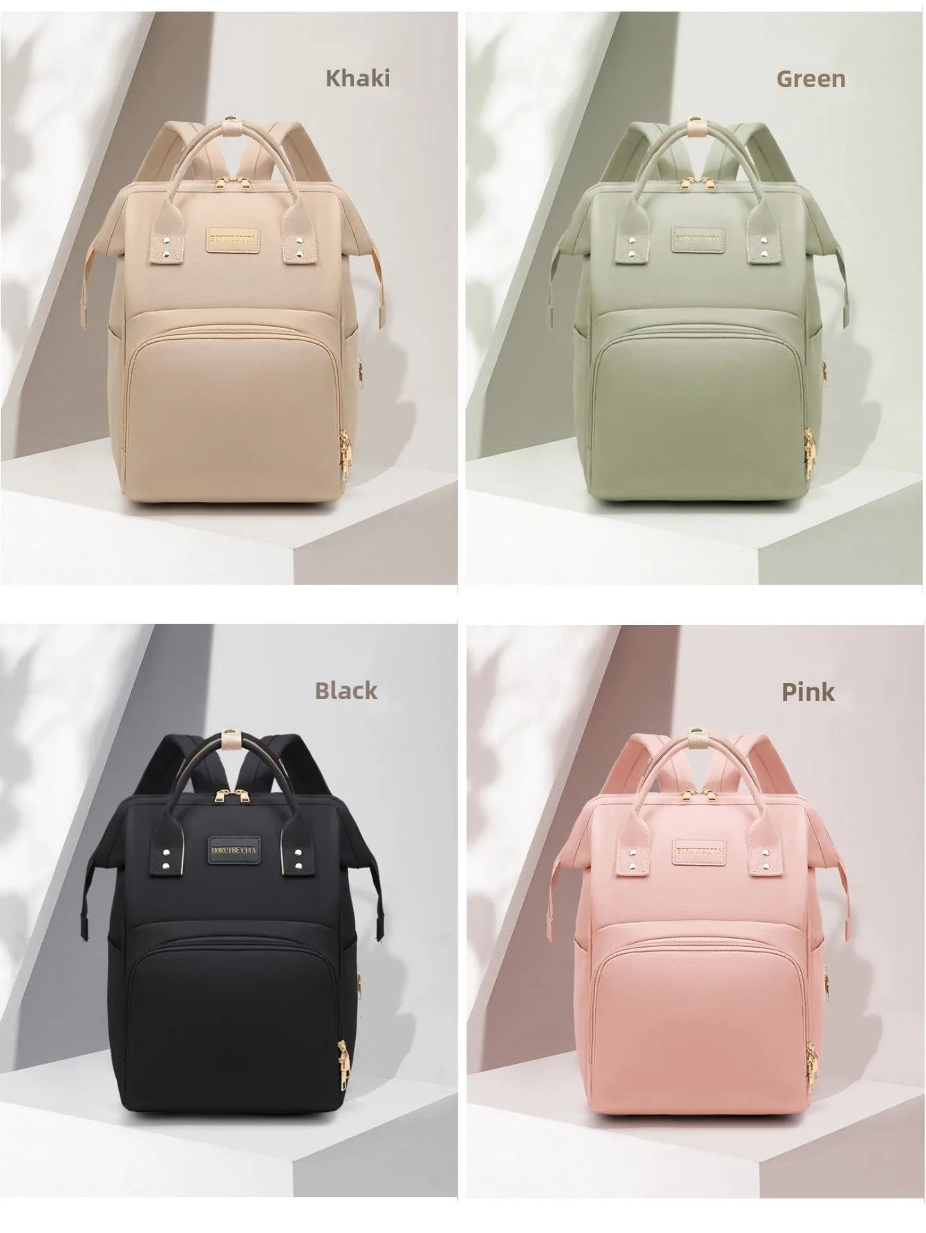 Fashion High Quality Backpack Double Shoulder Mommy Bag Large Capacity Travel Bag for Mother and Baby