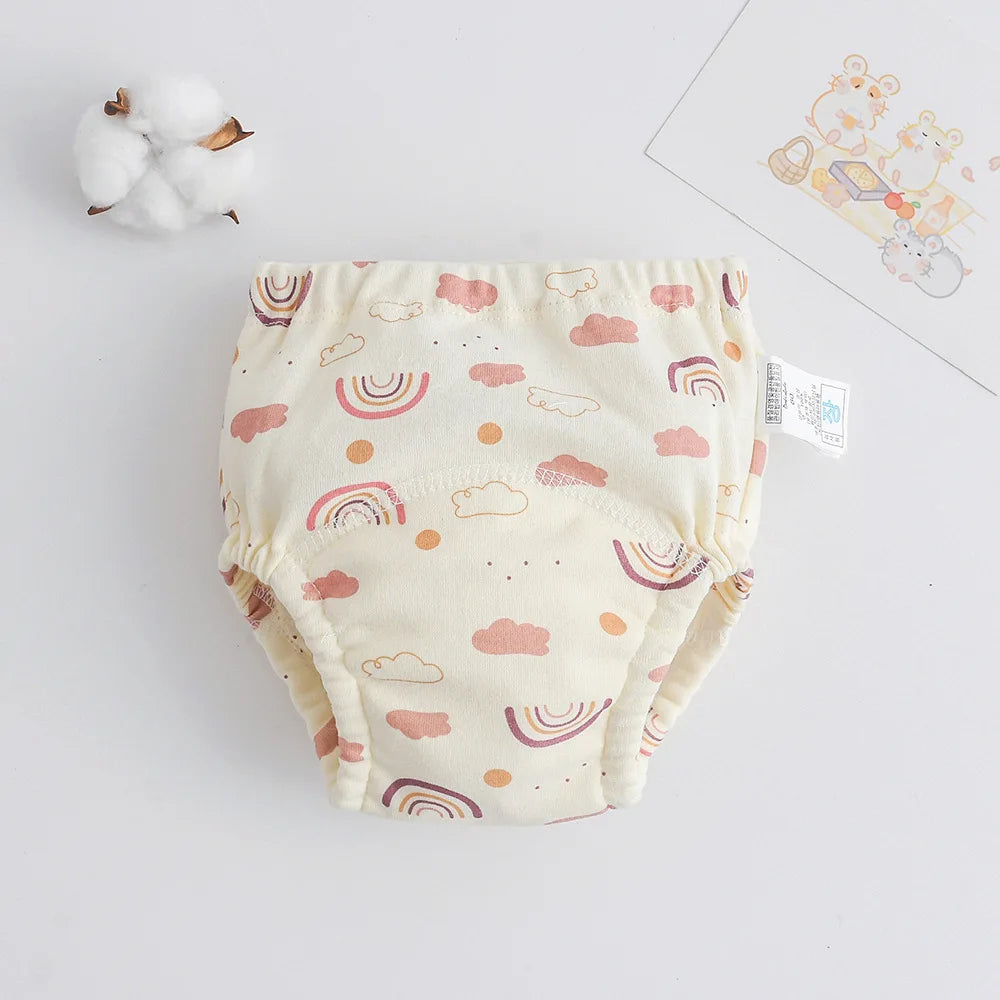 Newborn Baby Washable Reusable Cloth Nappies Grid Model Adjustable Diaper For Newborns