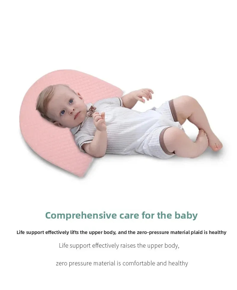 Newborn Slope Pillows Positioning Baby Anti Reflux Cotton Nursing Pillow Feeding AntiSlip Non‑slip Pillow Baby Sleep Pillows