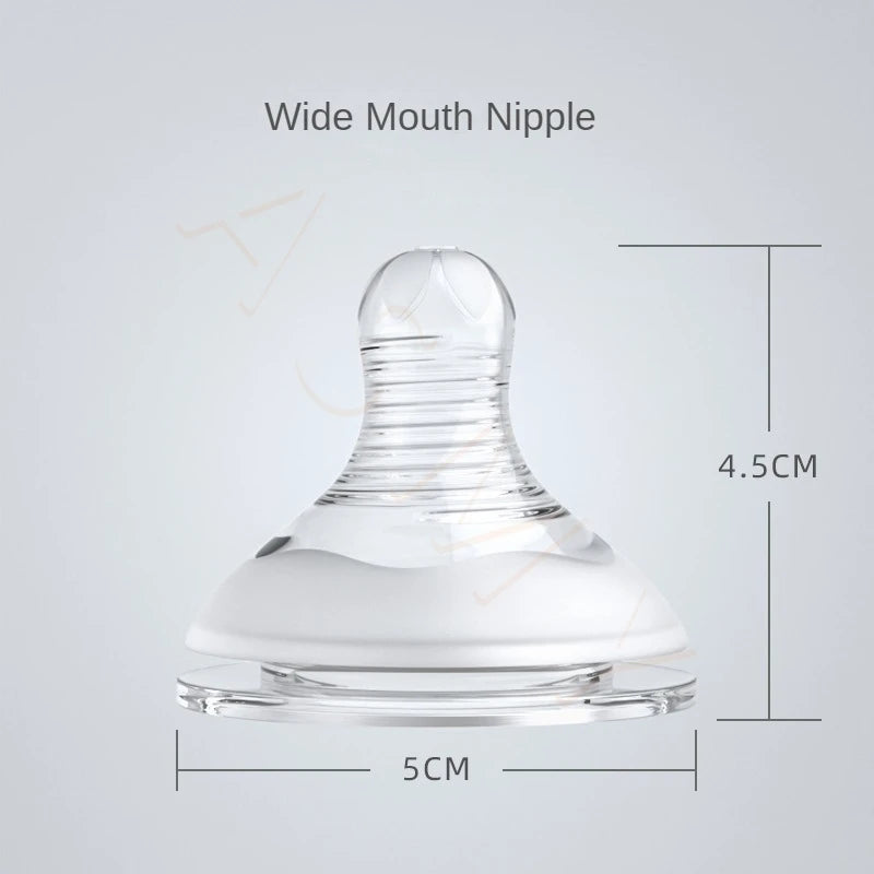 Dr.Green Wide Mouth S/M/L/Cross hole Nipple Bottle nipple safe silicone material soft texture Suitable for 0-3 years old babies