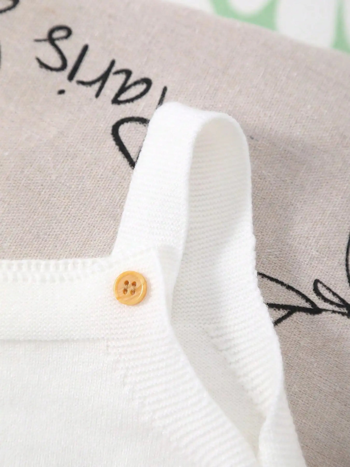 Cute and Sweet Summer Romper for Baby Girls with Colorful Embroidered "One" Lettering and Knit Suspenders