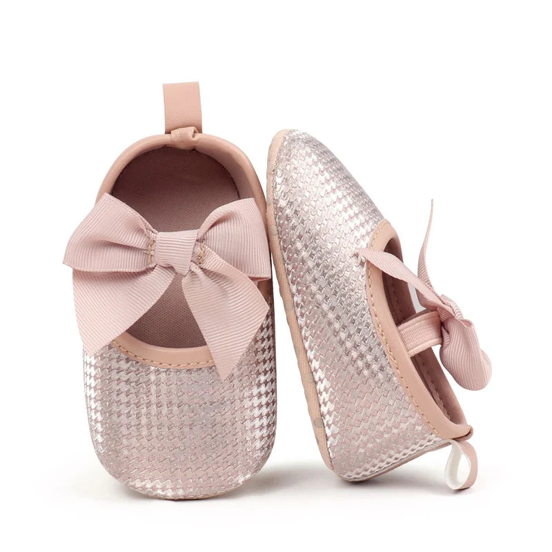 2025 Hot Selling Baby Girls Princess First Walking Indoor Outdoor Toddler Shoes Fully Paved with Diamonds Design For 0-18M
