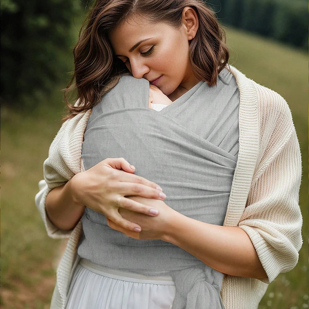 Baby Carrier Newborn 0-24 Months Adjustable Baby Sling Wrap Stretchy Carrier Belt Toddler Multifunctional Portable Warp