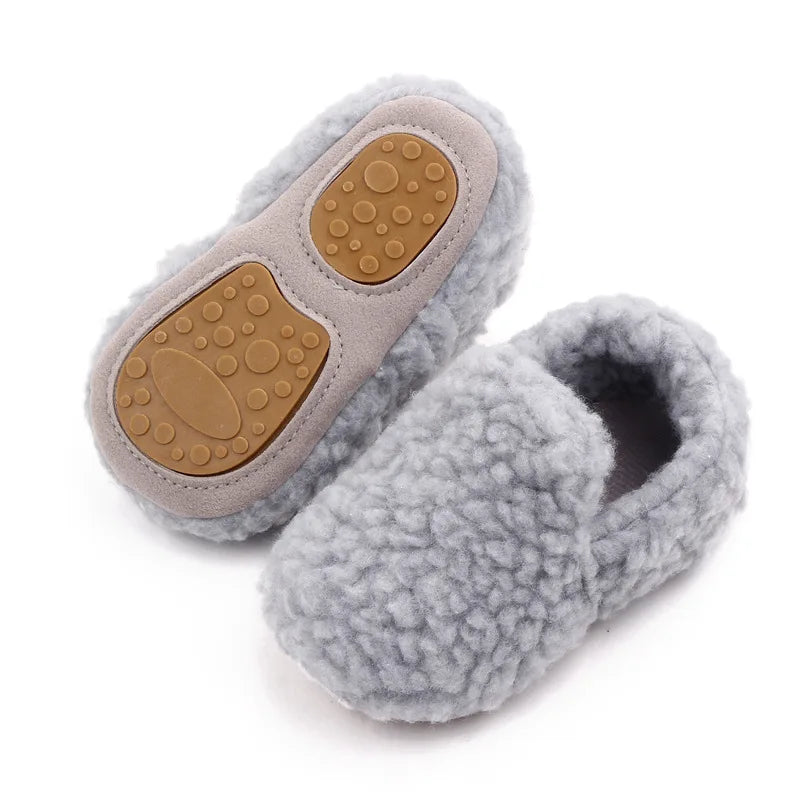 Baby Winter and Autumn Style Multiple Choices High Quality Soft Cotton Warm and Plush Toddler Shoes Anti-slip Sole Prewalking