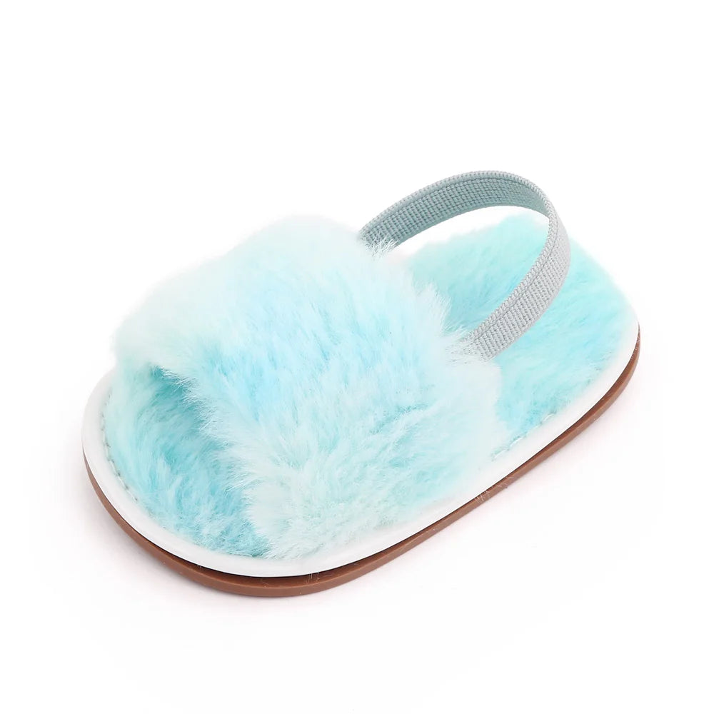 Baby Winter Soft Slipper For 0 To 18 Months Non Slip Plush Warm Shoes For Boys And Girls Model 2024