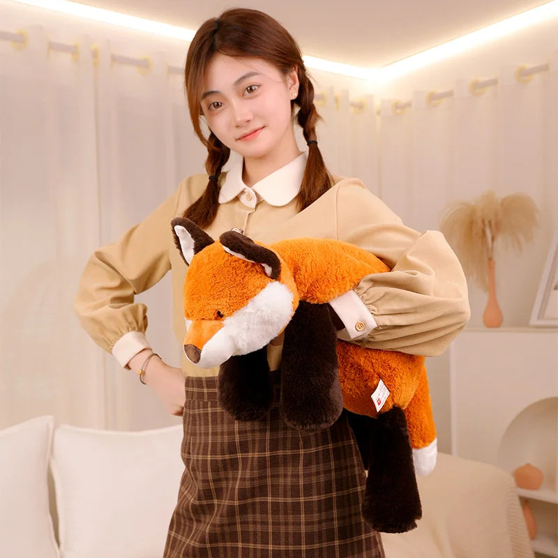 Nice Cute High Quality Forest Animal Plush Doll Pillow Soft Long-arm Raccoon Crocodile Sloth Fox Toy Home Decor Accompany Gift