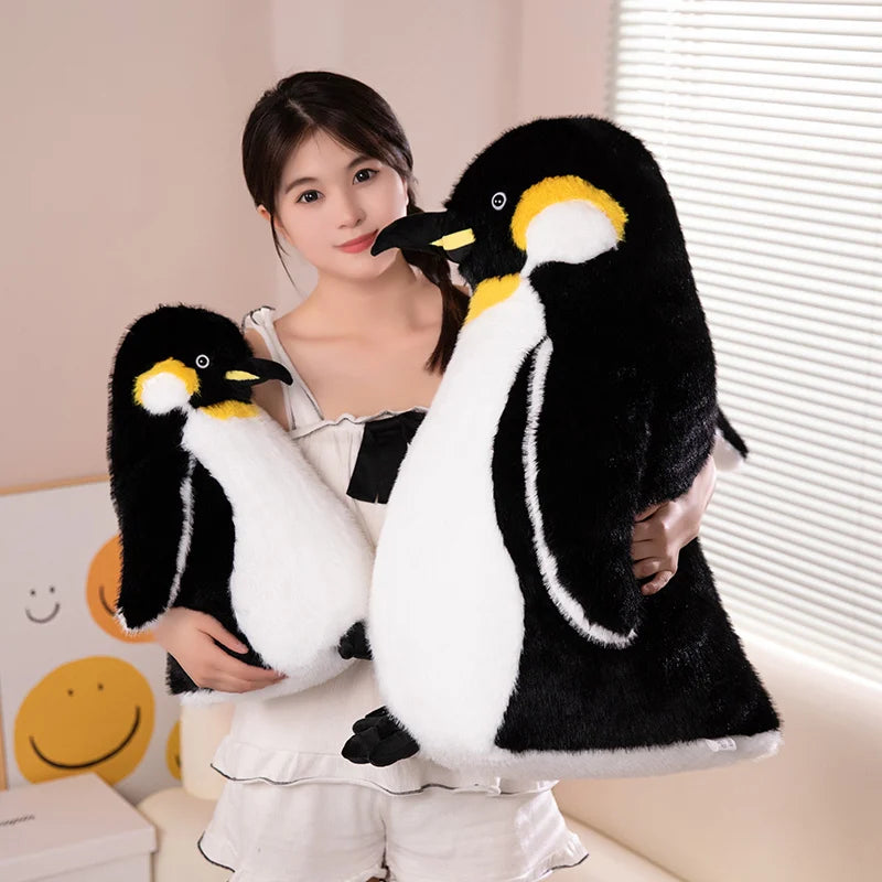 Kawaii Fat Penguin Plush Toy Soft Stuffed Animal Cute Baby Doll Kids Gift for Children Girls Huggable Birthday Toy