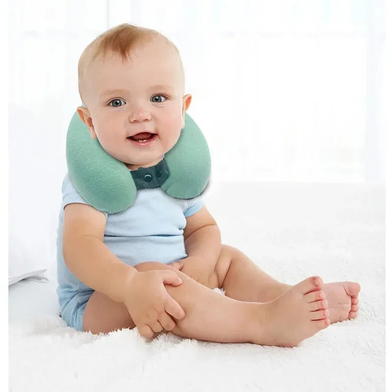 New Baby Headrest U-Shaped Portable Memory Foam Neck Support Children's Pillows Travel Pillow Breathable Soft Body Accessory