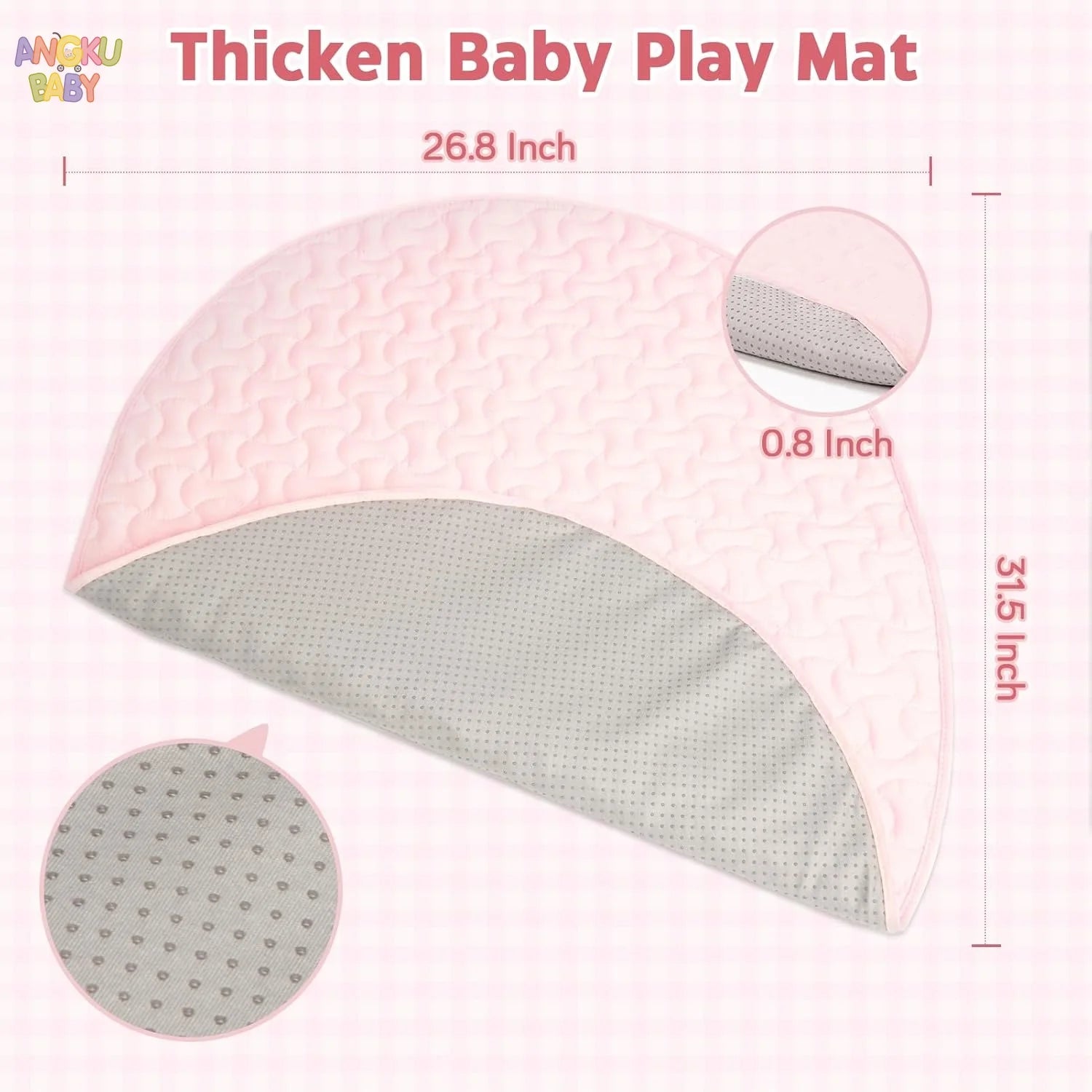 3 in 1 Baby Activity Gym Thickened Educational Fitness Frame for Children Foldable Infant Tummy Time Play Mat Stable Baby Toys